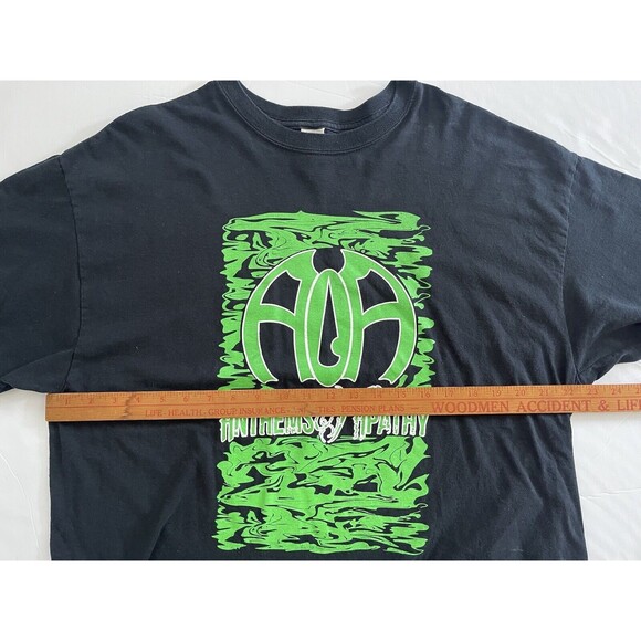 Anthems Of‎ Apathy Green And Black Short Sleeve T Shirt XL - Picture 4 of 7